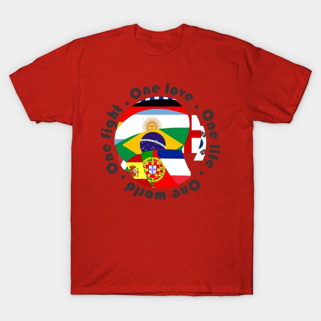 Soccer T-Shirt by Aestcoart